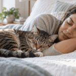gato dorme comigo