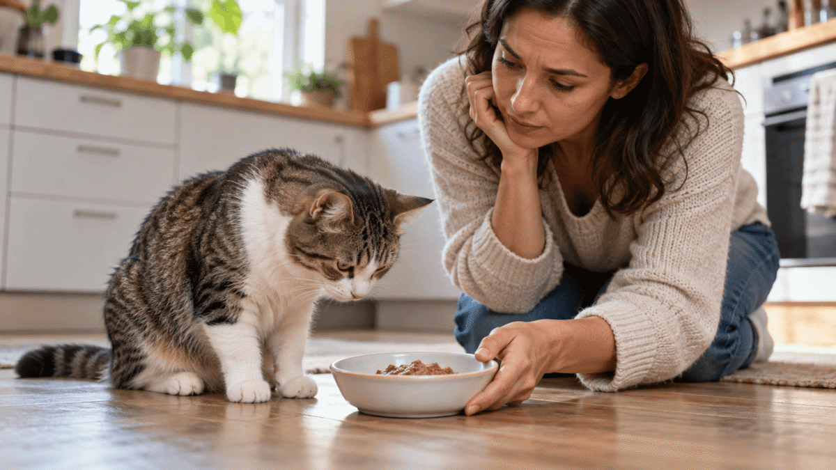 Seu gato perdeu o interesse pela comida